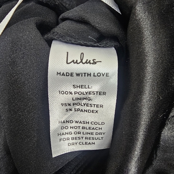 Lulus Dreamy Romance Black Maxi Gown Size XS - Picture 8 of 11